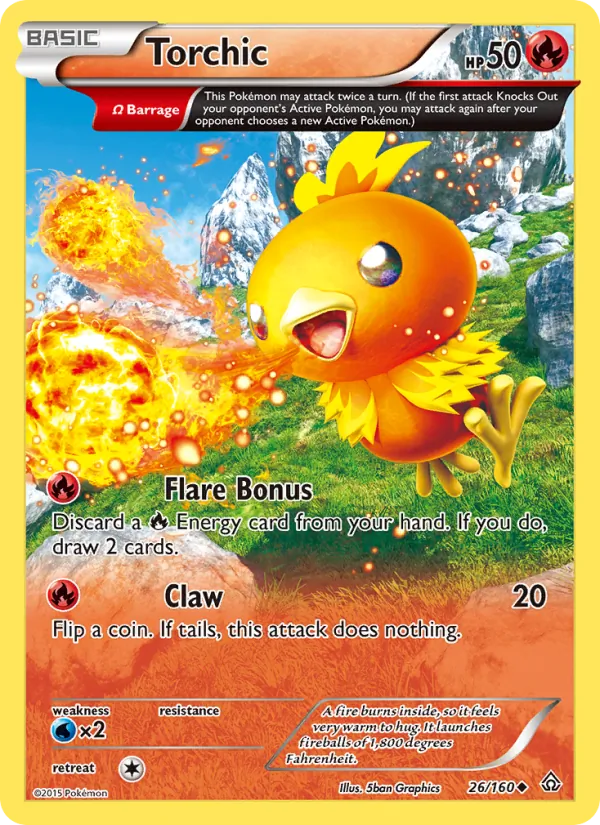Torchic - Primal Clash Pokemon Card