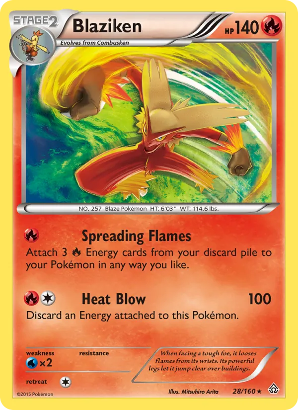 Blaziken - Primal Clash Pokemon Card