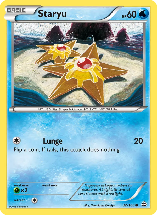 Staryu - Primal Clash Pokemon Card