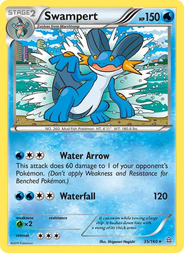 Swampert - Primal Clash Pokemon Card