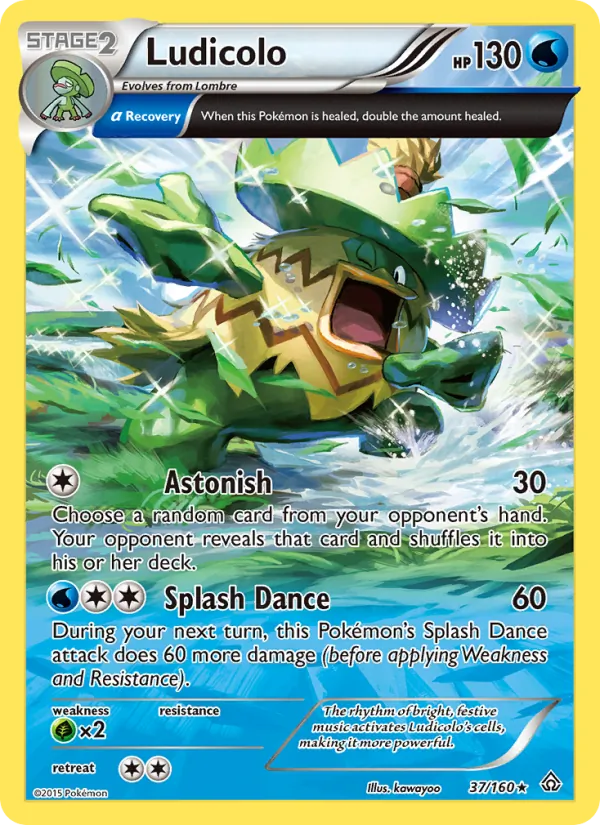 Ludicolo - Primal Clash Pokemon Card