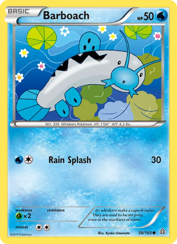 Barboach - Primal Clash Pokemon Card