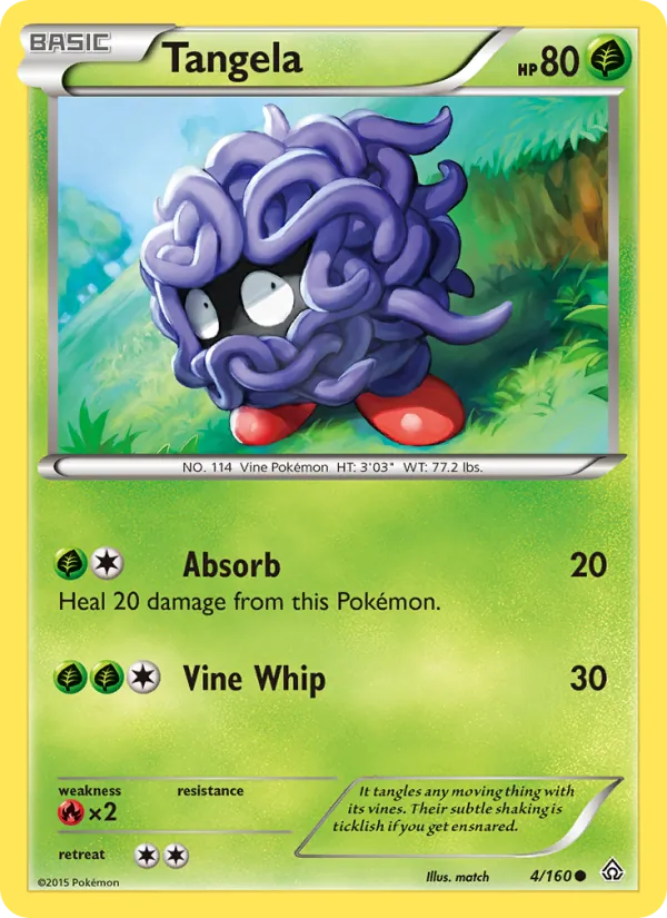 Tangela - Primal Clash Pokemon Card