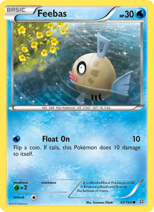Feebas - Primal Clash Pokemon Card