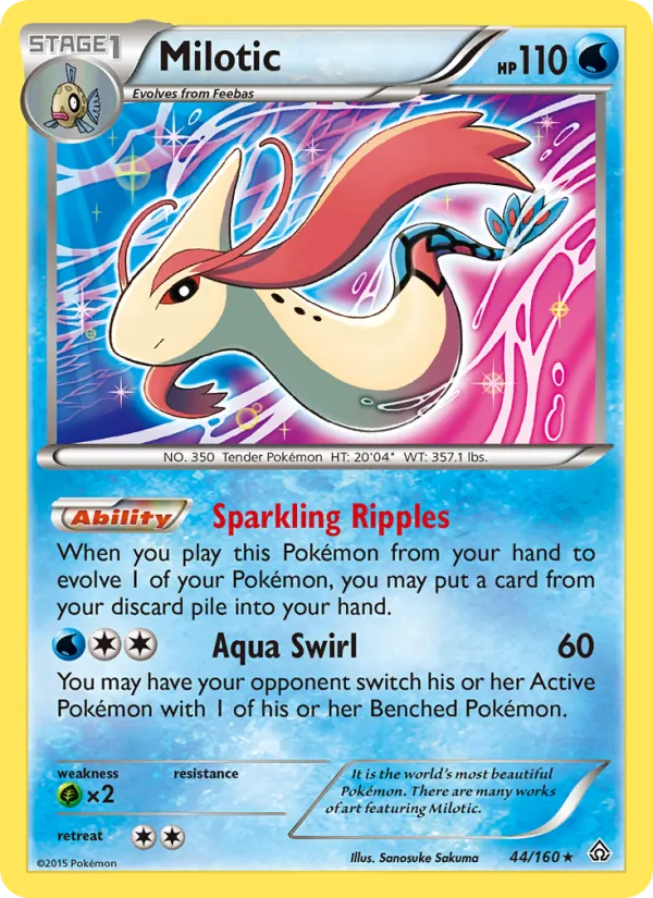 Milotic - Primal Clash Pokemon Card