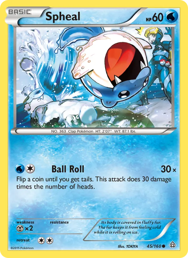 Spheal - Primal Clash Pokemon Card