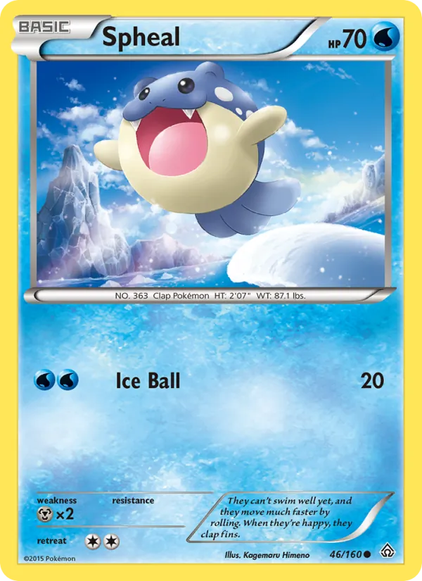 Spheal - Primal Clash Pokemon Card