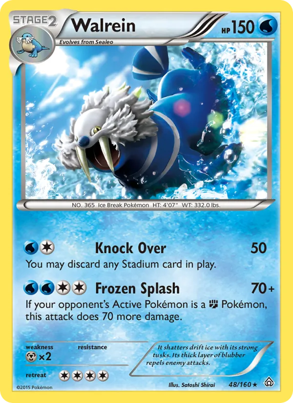 Walrein - Primal Clash Pokemon Card