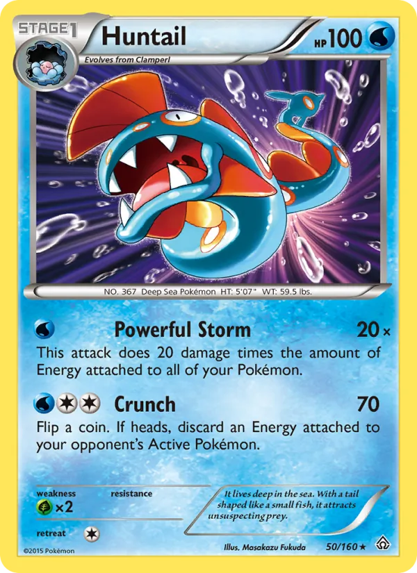 Huntail - Primal Clash Pokemon Card