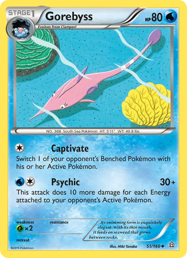 Gorebyss - Primal Clash Pokemon Card