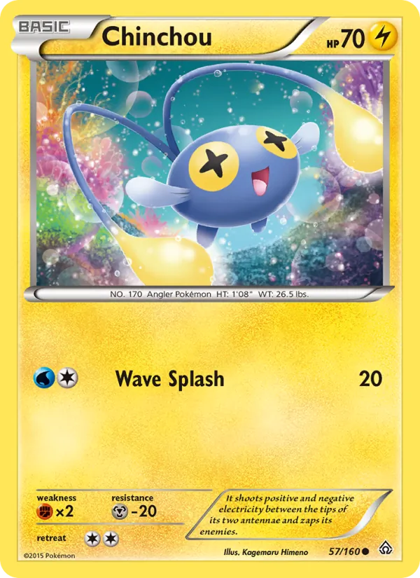 Chinchou - Primal Clash Pokemon Card