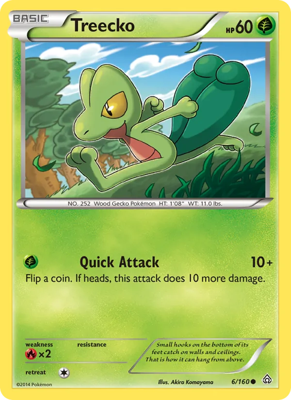 Treecko - Primal Clash Pokemon Card