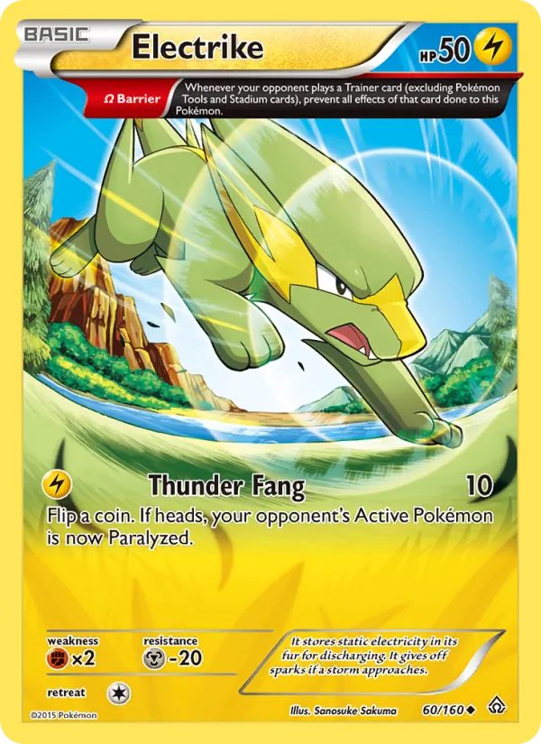 Electrike - Primal Clash Pokemon Card