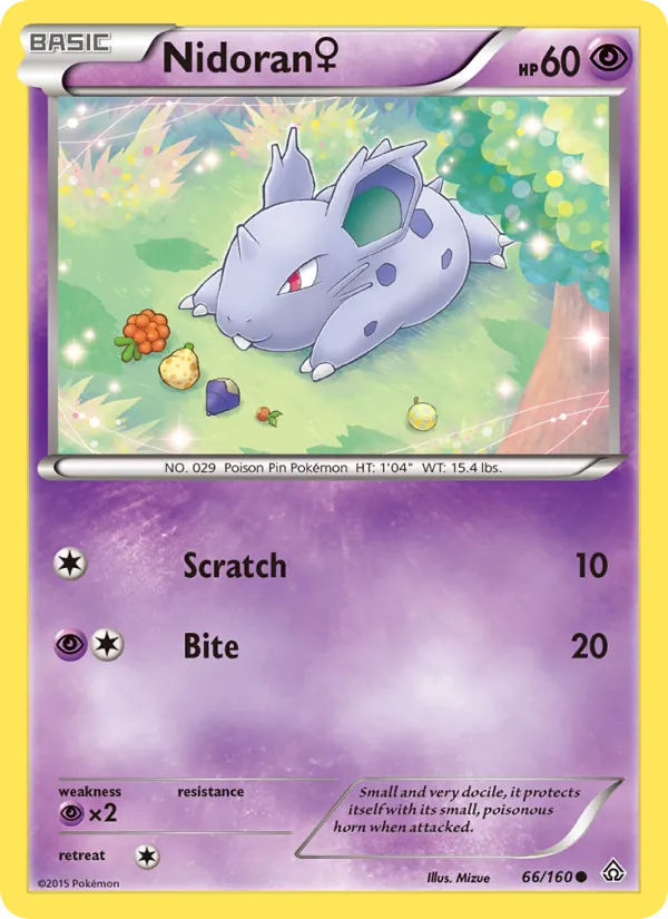 Nidoran♀ - Primal Clash Pokemon Card