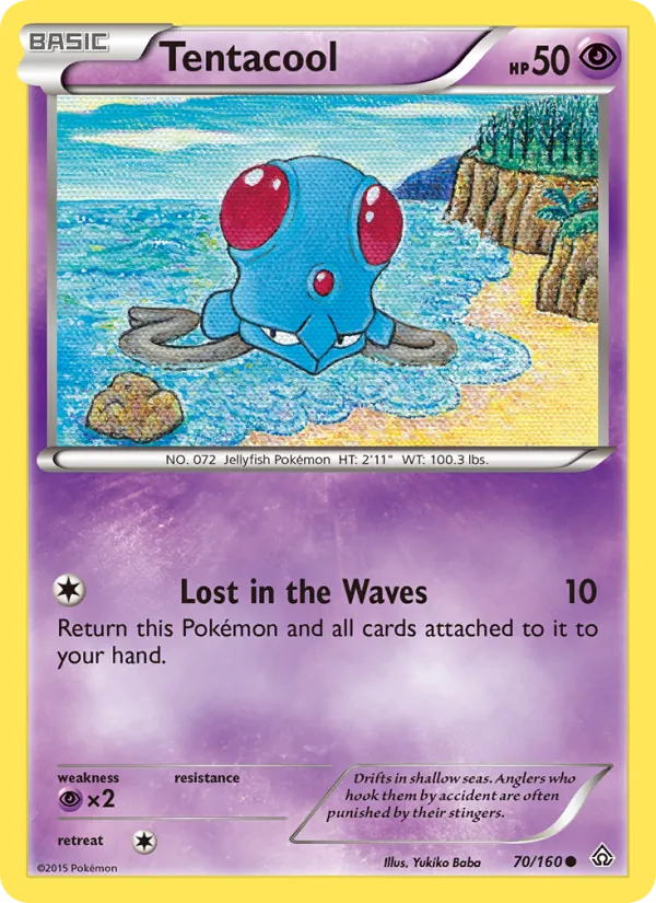Tentacool - Primal Clash Pokemon Card