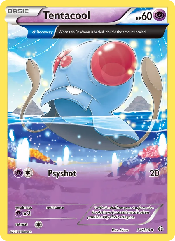 Tentacool - Primal Clash Pokemon Card
