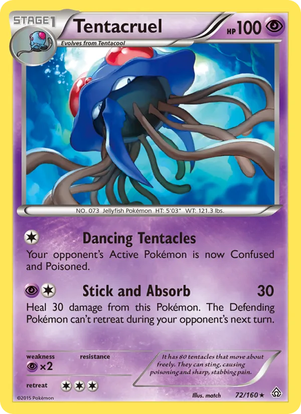 Tentacruel - Primal Clash Pokemon Card