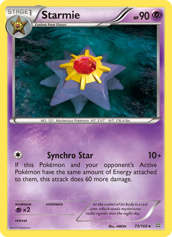 Starmie - Primal Clash Pokemon Card