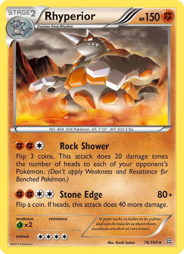 Rhyperior - Primal Clash Pokemon Card
