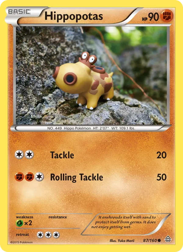 Hippopotas - Primal Clash Pokemon Card