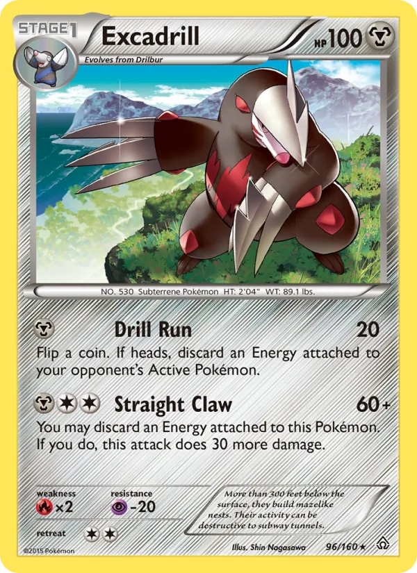 Excadrill - Primal Clash Pokemon Card