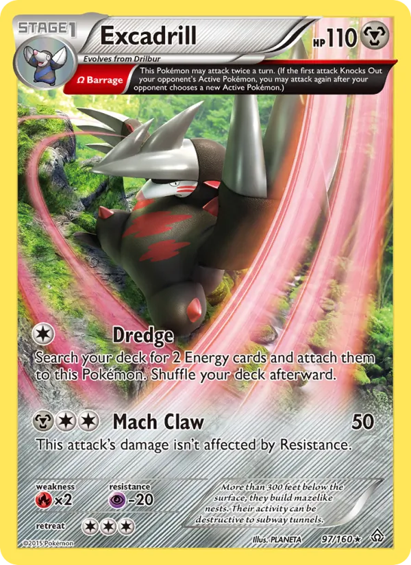 Excadrill - Primal Clash Pokemon Card