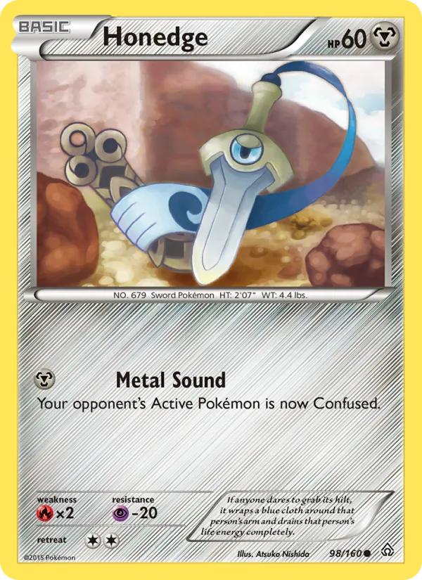 Honedge - Primal Clash Pokemon Card