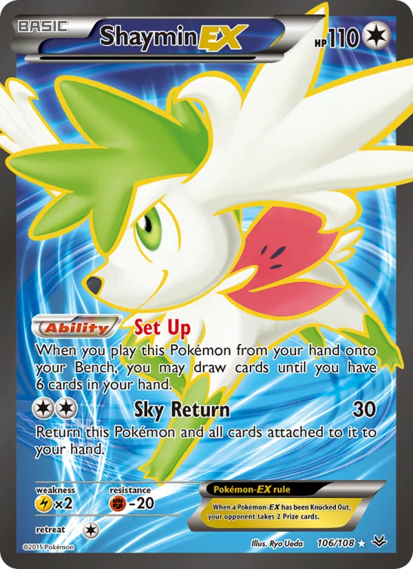 Shaymin EX - Roaring Skies Pokemon Card