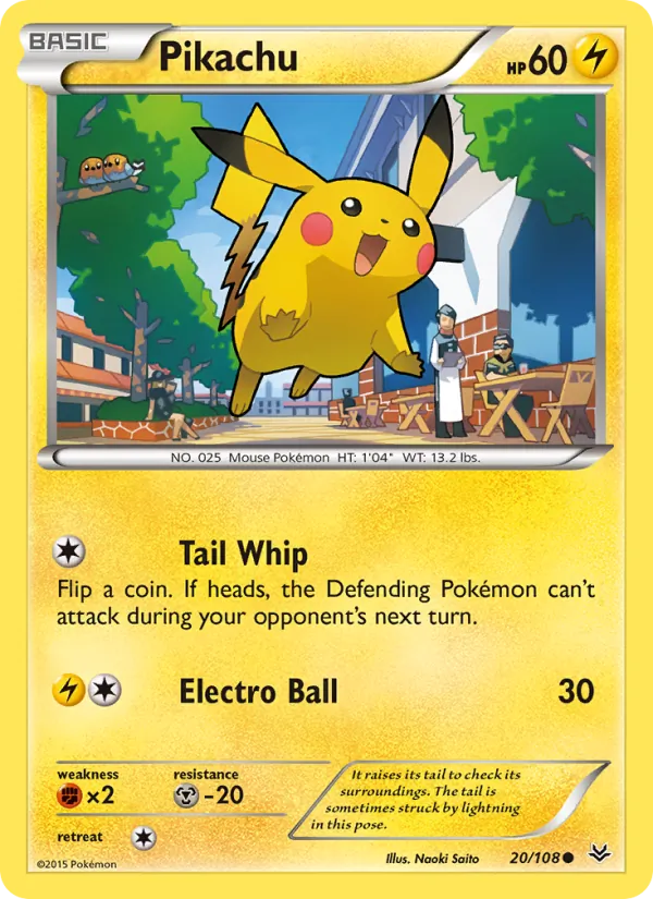 Pikachu - Roaring Skies Pokemon Card