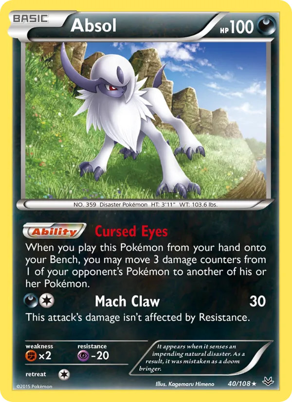 Absol - Roaring Skies Pokemon Card