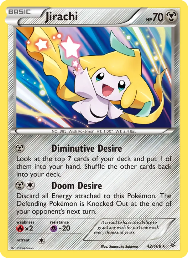 Jirachi - Roaring Skies Pokemon Card
