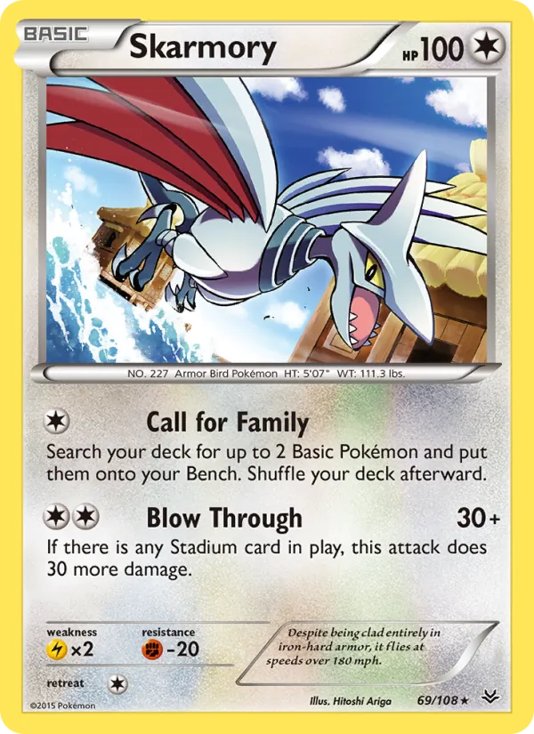 Skarmory - Roaring Skies Pokemon Card