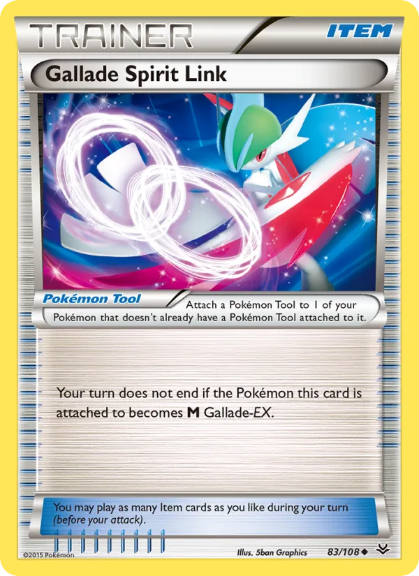 Gallade Spirit Link - Roaring Skies Pokemon Card