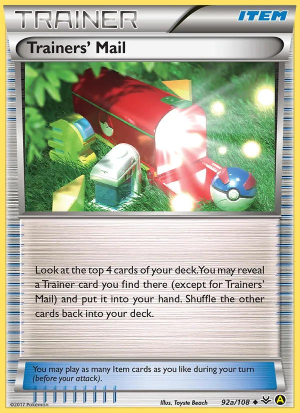 Trainers' Mail - Roaring Skies Pokemon Card