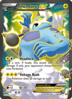 Thundurus EX - Roaring Skies
