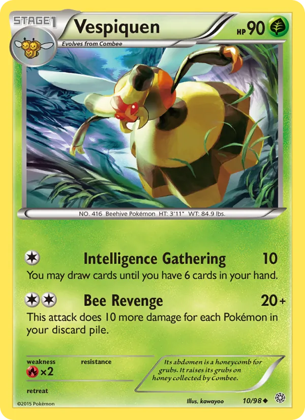 Vespiquen - Ancient Origins Pokemon Card