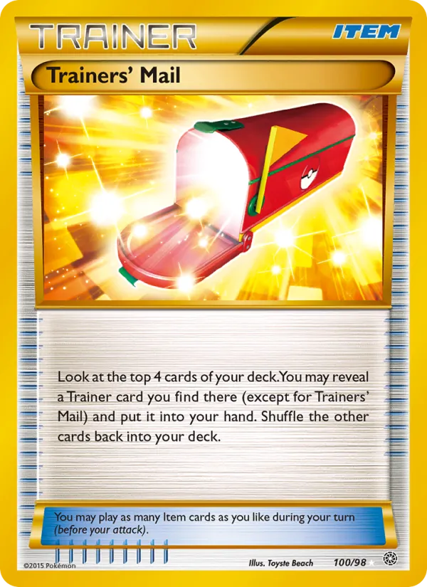 Trainers' Mail - Ancient Origins Pokemon Card