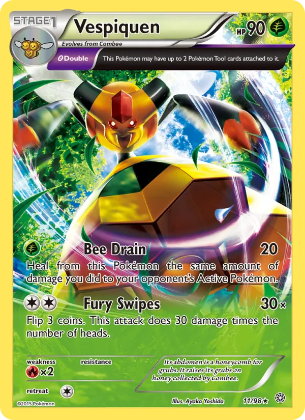 Vespiquen - Ancient Origins Pokemon Card