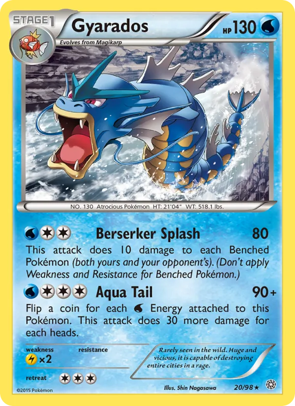 Gyarados - Ancient Origins Pokemon Card