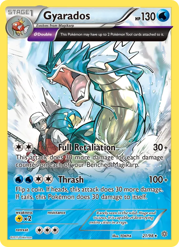 Gyarados - Ancient Origins Pokemon Card