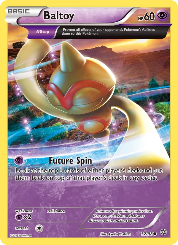 Baltoy - Ancient Origins Pokemon Card