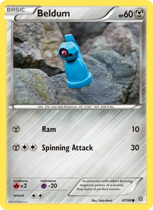 Beldum - Ancient Origins Pokemon Card