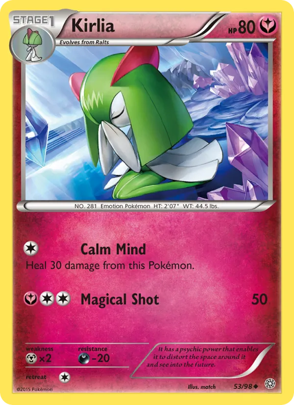 Kirlia - Ancient Origins Pokemon Card