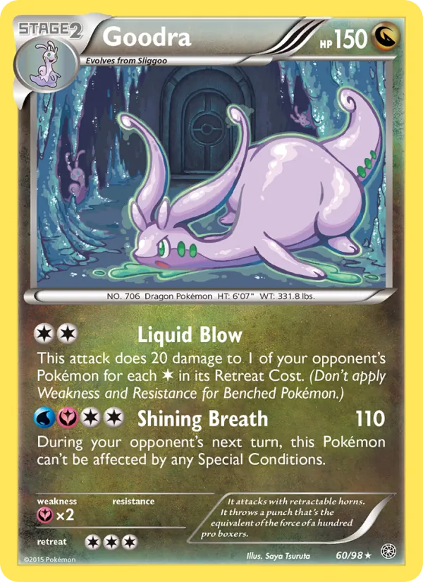 Goodra - Ancient Origins Pokemon Card