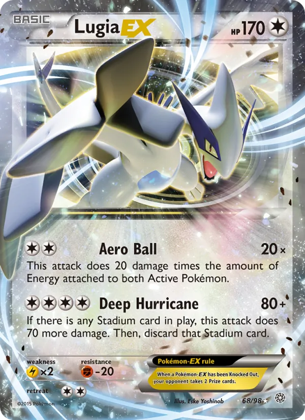 Lugia EX - Ancient Origins Pokemon Card