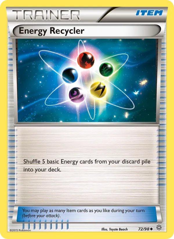 Energy Recycler - Ancient Origins Pokemon Card