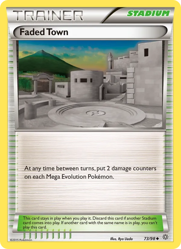Faded Town - Ancient Origins Pokemon Card