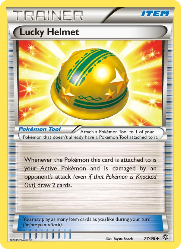 Lucky Helmet - Ancient Origins Pokemon Card