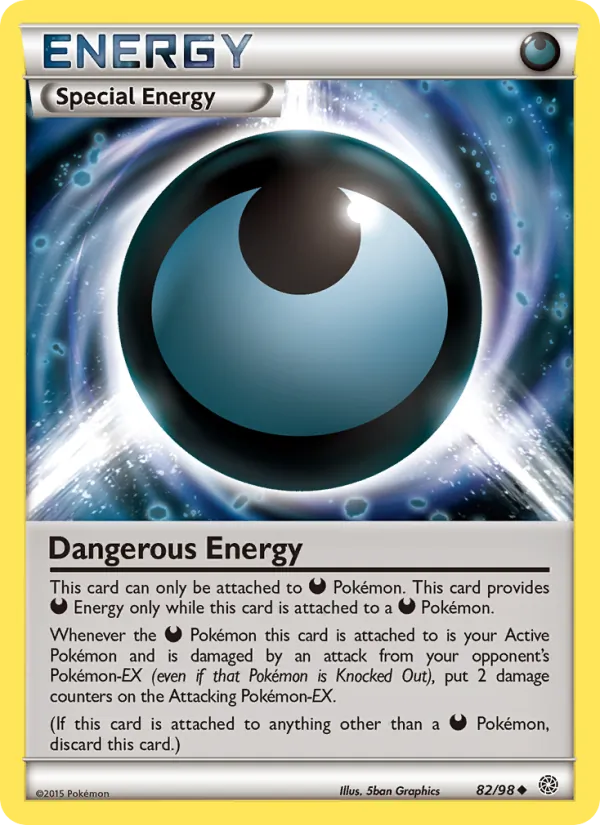 Dangerous Energy - Ancient Origins Pokemon Card