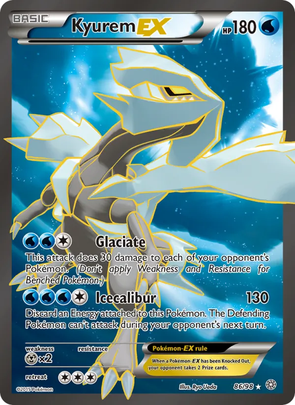 Kyurem EX - Ancient Origins Pokemon Card